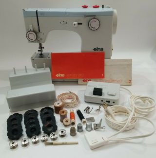 Elna Su 390b Switzerland Sewing Machine Metal,  Plastic Holder W/