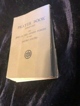 Prayer Book For Jews In The Armed Forces United States World War Ii