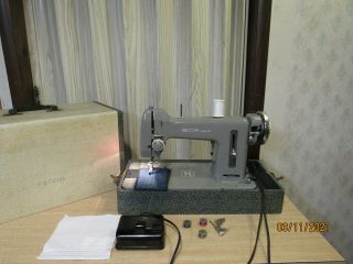 Vintage Necchi Esperia Portable All Metal Sewing Machine