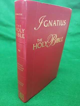 Ignatius Press The Holy Bible Catholic Edition Rsv Vg