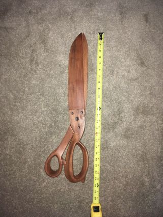 Giant Wooden Scissors