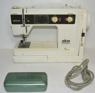 Vintage Elna Carina Electronic Su 65 Sewing Machine Accessories