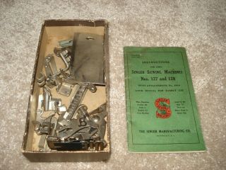 Vintage Singer Sewing Machine - Model 127/128 Miscellaneous Trim Parts