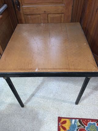 Vintage Singer Sewing Machine Folding Table With Insert