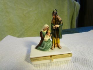 The Life Of Christ Limoges Box Limited Edition Numbered Nativity Quality Item