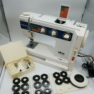 Elna Air Electronic Su Sewing Machine W/ Accessories