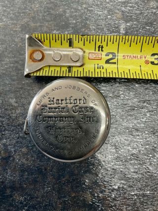 Vintage Sewing Tape Measure With Advertising Lufkin