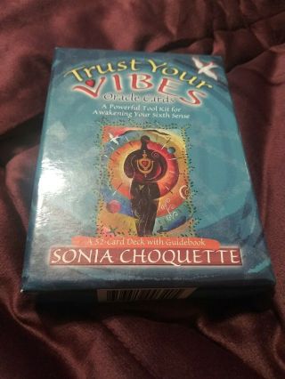 Trust Your Vibes Oracle Cards Sonia Choquette Psychic Divination 2004