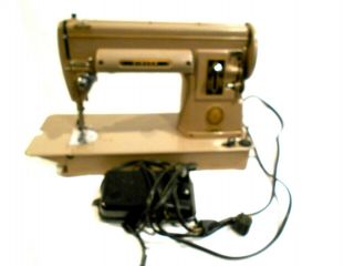 Singer 301 Electric Sewing Machine W/foot Pedal & Instruction Booklets
