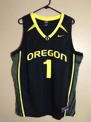 Oregon Ducks Basketball Nike Team Jersey 1 Oregon Large Black
