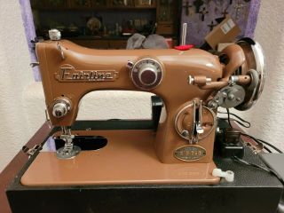 Vintage Portable Fairline Sewing Machine 1950s Model 240 Made In Japan
