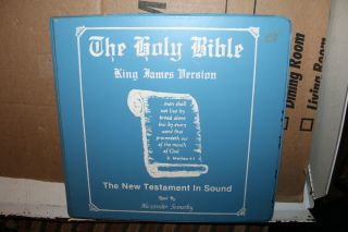 Vintage Holy Bible King James Version Cassettes Testament Alexander Scourby