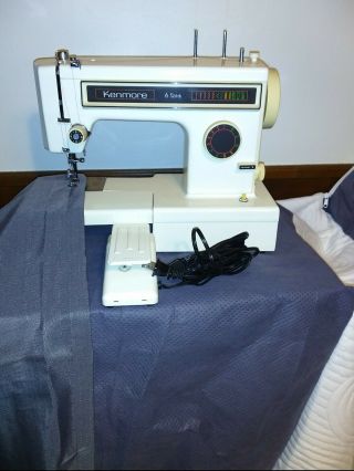 Kenmore Sewing Machine Heavy Duty Sews Smooth Strong Motor 6 Stitch 158