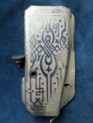 Singer 221 Featherweight Sewing Machine Scroll Side Face Plate 45718