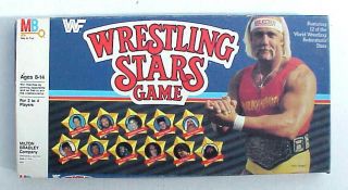 1985 Milton Bradley Wrestling Stars Game Hulk Hogan,  Andre Giant Complete Wwf