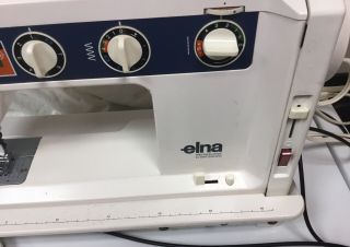 ELNA AIR ELECTRONIC SU Sewing Machine w/ Accessories 4