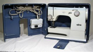 Elna Su 390b Switzerland Sewing Machine Cam & Portable Metal Carry Case Parts