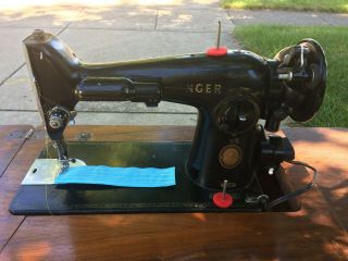 Serviced Vintage 1938 Singer 201 Heavy Duty Sewing Machine & Cabinet - St.  Louis