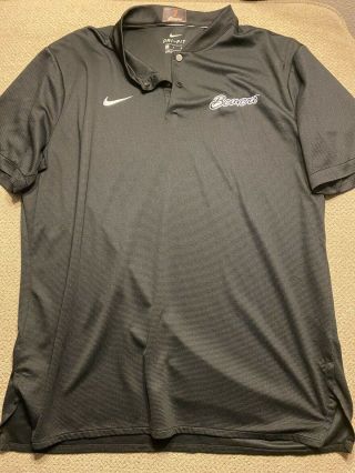 Mens Nike Oregon State Beavers Team Issued Football Polo Shirt Large L