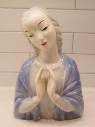 Vintage Goldscheider Madonna Virgin Mary Figurine Religious -