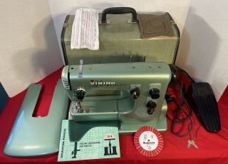 Husqvarna Viking Cl21a Sewing Machine 1.  5 Amp,  2 Speed Drive,  Zig Zag,  Serviced