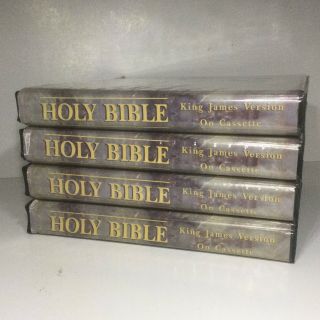 KING JAMES VERSION HOLY BIBLE ON CASSETTES SCOURBY 1992 - NOT COMPLETE 2