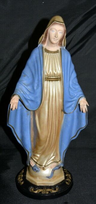 Vintage Hartland Molded Plastic Madonna Virgin Mary Statue 2