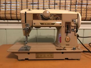 Vintage Singer 401a Sewing Machine Heavy Duty For Parts Repair