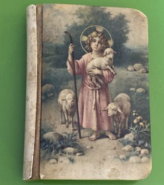 Vintage Antique 1925 " Little Key Of Heaven " Catholic Prayer Book York
