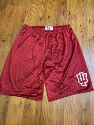 Vintage Indiana University Hoosiers Basketball / Gym Shorts Size Xl