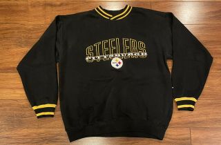 Vintage Pittsburgh Steelers Starter Crewneck Sweatshirt Size M Medium