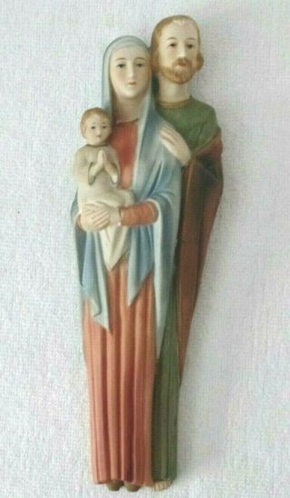 Oratoire St Joseph Du Mont Royal 1961 Porcelain Joseph Mary Baby Jesus Figurine