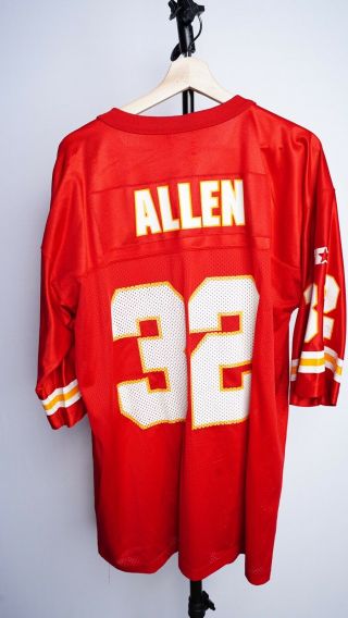 Vintage 1995 Marcus Allen 32 Kansas City Chiefs Starter Nfl Jersey Size 52 Xl