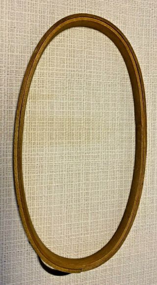 VTG Princess Oval Embroidery Hoop Tension Wooden Hand Primitive Style Frame, 3