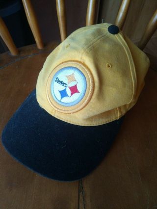 Pittsburgh Steelers The Right Hat Nfl Pro Line Nineties Vintage Cap Vtg