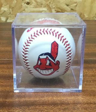 Cleveland Indians Chief Wahoo Jacobs Field Fotoball Collectible Baseball