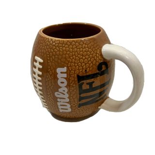 Nfl Wilson Football Coffee Mug,  Vintage Cup Shaped Like A Wilson Football |