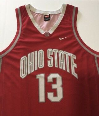 Mens Nike Elite Ohio State Buckeyes Basketball Jersey Size Adult Xxl Scarlet