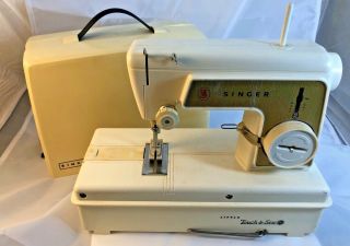 Childs Vintage Singer Little Touch And Sew Sewing Machine Model 67a23