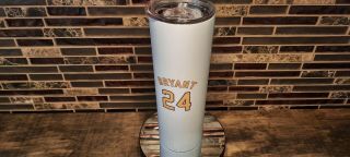 Kobe Bryant Framed Jersey Los Angeles Lakers 20oz stainless steel tumbler gift. 3