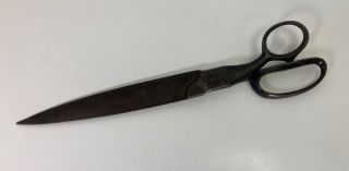 S.  R & Co.  Vintage Sewing Shears - (scissors) 12 - 3/4 " Tailor Sewing Cutting Tool