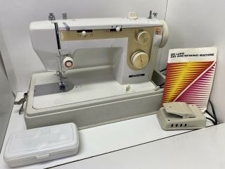 Vintage Jc Penny De Luxe Zig Zag Sewing Machine (sz - 217)