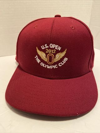 Us Open 2012 The Olympic Club Usga Member Pga Golf Pro Hat Fitted 7 1/2 Rare