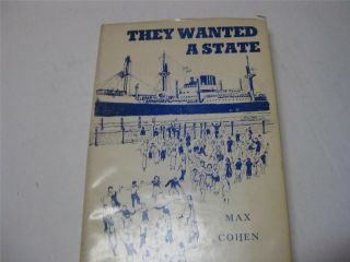 Signed They Wanted A State By Max Cohen