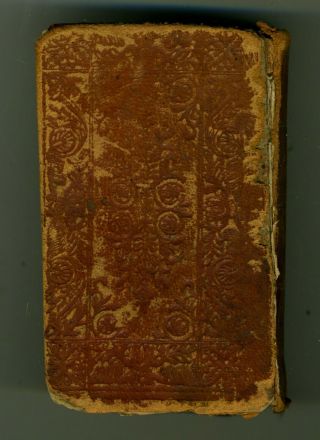 1836 BOOK - THE PSALMS OF DAVID - BY ISAAC WATTS 3 1/2 X 2 1/4 X 1 1/4 282 PAGES 2