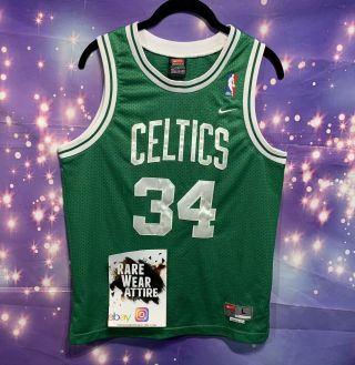 Nba Jersey Boston Celtics Paul Pierce Nike Youth Sz L Vtg Walker