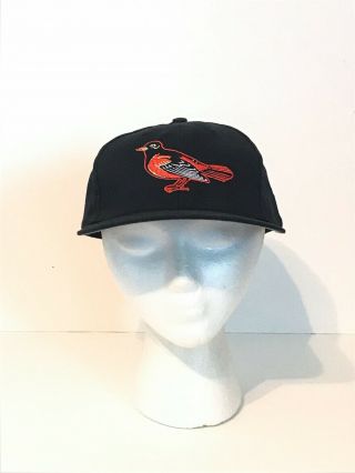 Baltimore Orioles Vintage Snapback Hat Mlb Black Euc