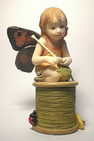 Country Artists Butterfly Fairy Figurine - Just For You - With Trinket Box 2002