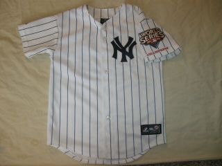 Jorge Posada York Yankees Jersey Youth Medium Kids Boys World Series 2009 Ny