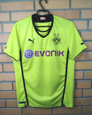 Borussia Dortmund Jersey 2013 2014 Home L Shirt Soccer Football Puma Trikot